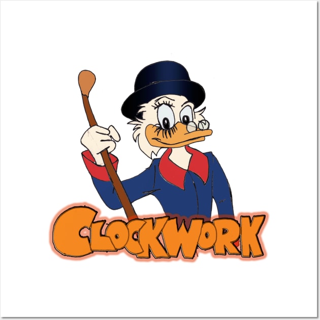 Clockwork McDuck Mashup Wall Art by LongIslandArtists